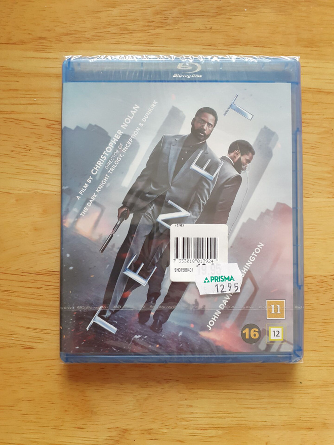 Tenet BLU-RAY