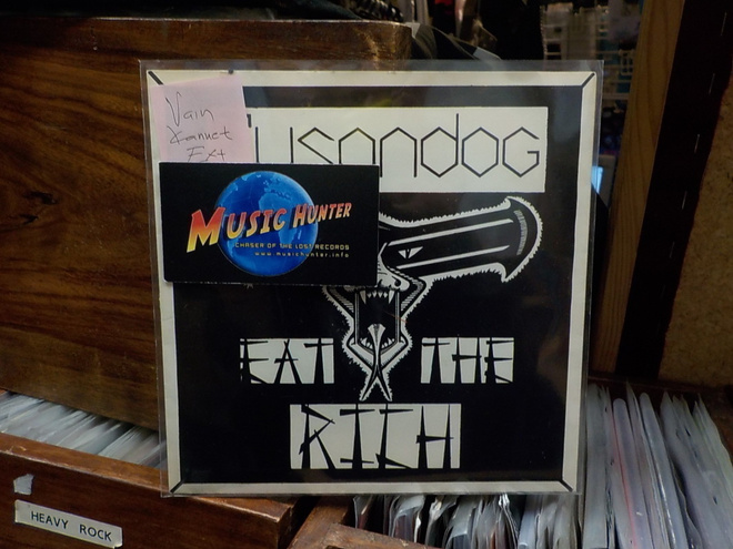 TYSONDOG - EAT THE RICH EX+ 7"  VAIN KANNET EI LEVYÄ !!!