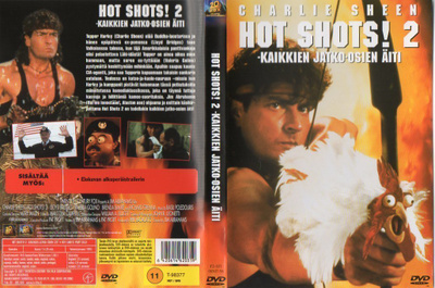 Hot Shots 2 (2 569) K -FI- suomik. DVD charlie sheen 1993