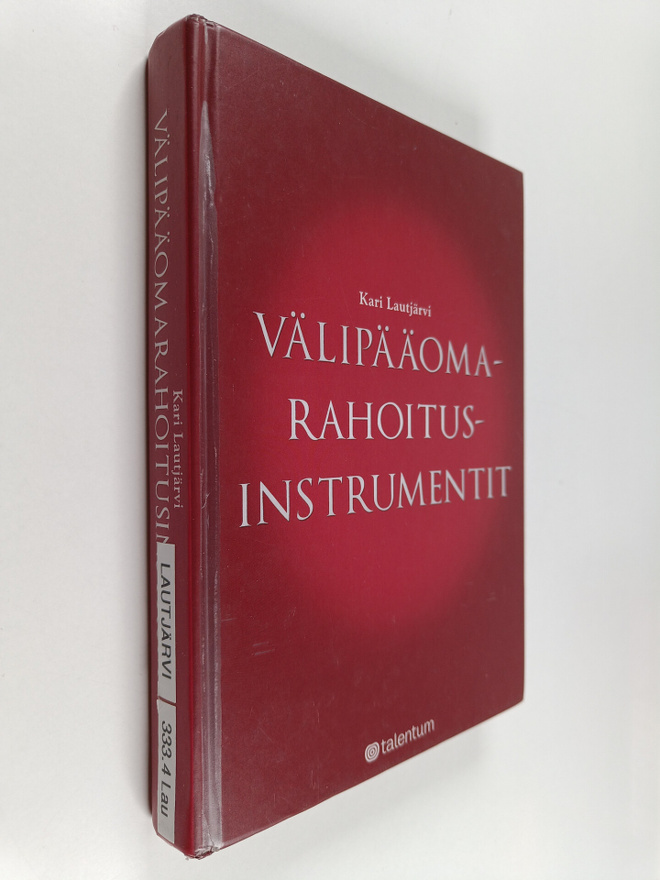 Kari Lautjärvi : Välipääomarahoitusinstrumentit