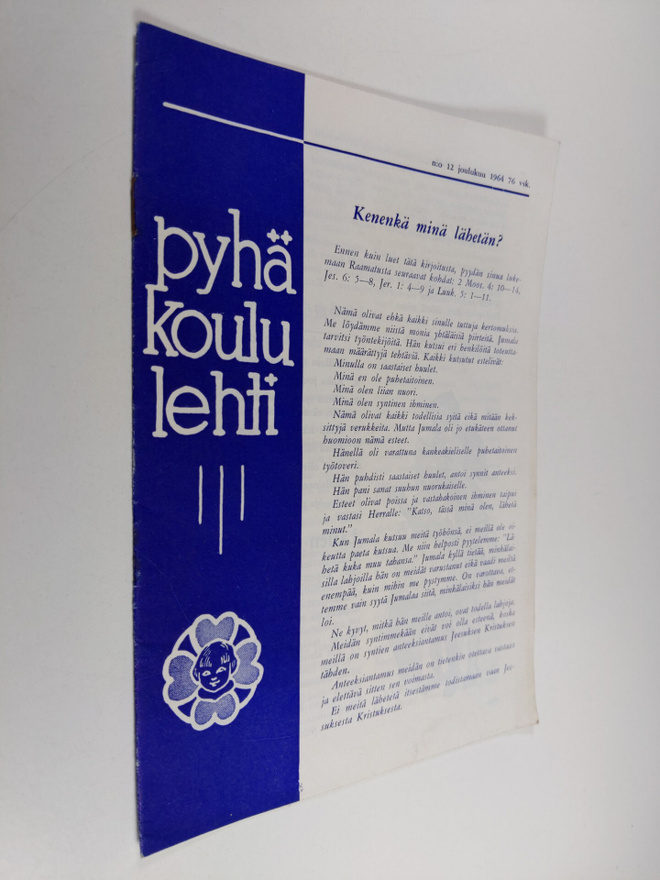 Pentti Taipale : Pyhäkoululehti 12/1964