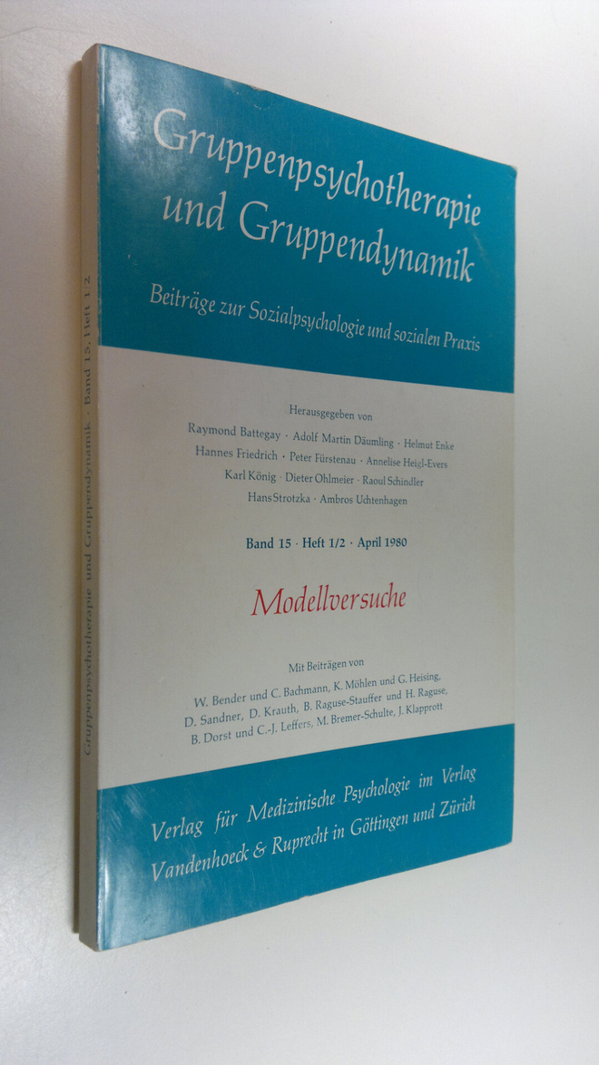 Raymond Ym. Battegay : Gruppenpsychotherapie und Gruppend...