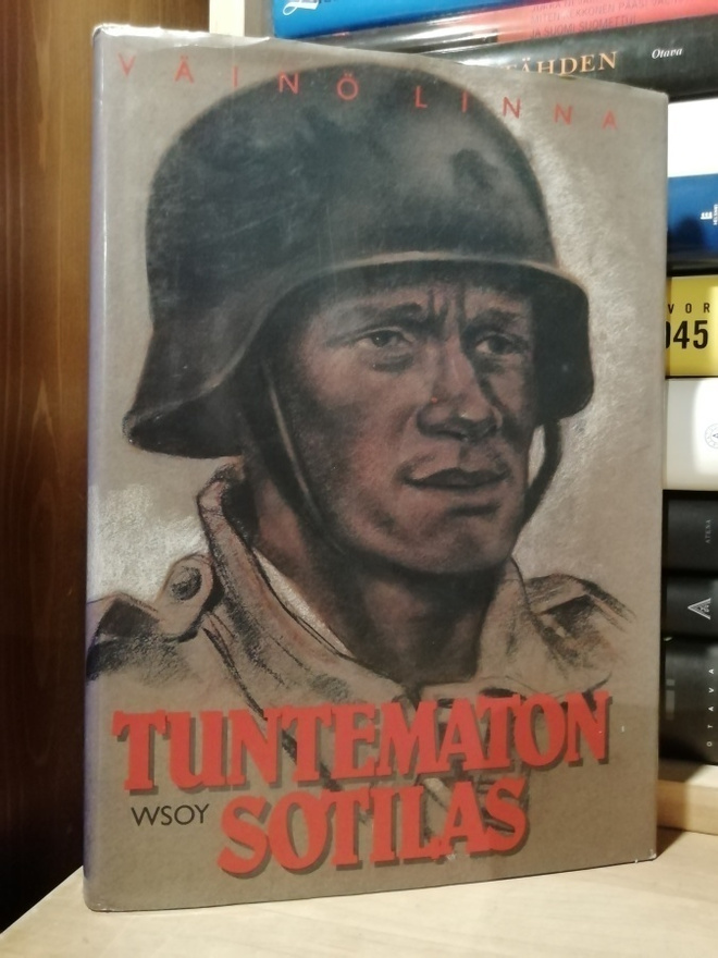 Väinö Linna - Tuntematon sotilas - 1.p.TK-kuvitettu
