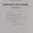 Maila Ovaska-Pitkänen : Meidän laulumme : juhlakirja (sig... - pikkukuva 3