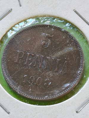 Kaunis vanha 5p 1908
