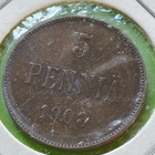 Kaunis vanha 5p 1908 - pikkukuva 1