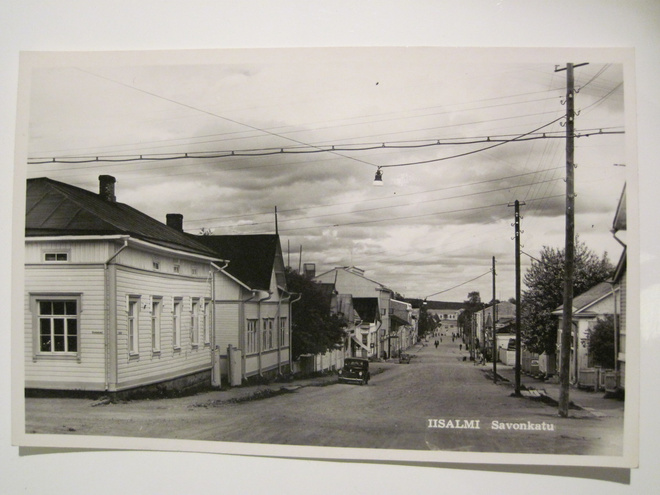 VANHA Postikortti Iisalmi 1950-l Alkup. Mallikappale