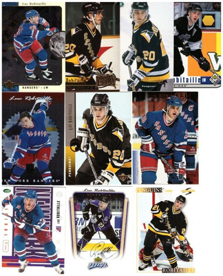 10 x LUC ROBITAILLE  Penguins, Rangers