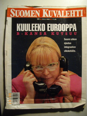 Suomen Kuvalehti Nro 39/1992 (29.12)