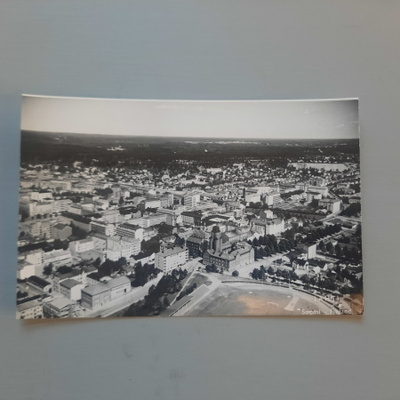 PK Lahti ilmakuva 1950-60-l? * urheilukenttä stadion ym