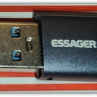 Adapteri: USB type-C laite USB A-type -liitäntään / USB 3.0 - pikkukuva 1