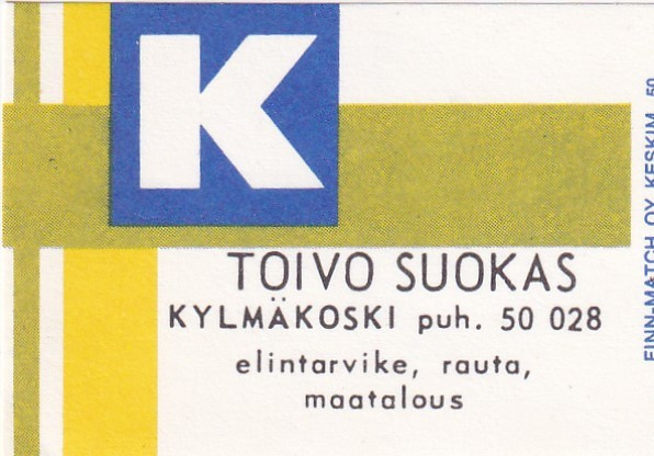 Kylmäkoski, Toivo Suokas, Kesko    4/16
