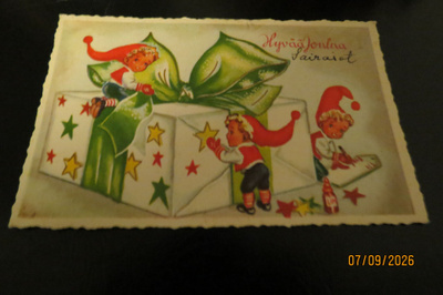 JOULUKORTTI 1961 KULKENUT