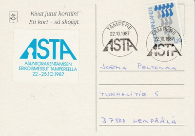 ERIKOISLEIMA , ASTA Tampere 22.10.1987
