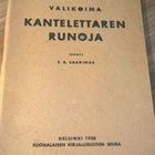 E. A. Saarimaa: Valikoima Kantelettaren runoja 1938 - pikkukuva 1