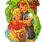 EAS 3035 / Hannu ja Kerttu, piparkakkutalo. 1950-l. - pikkukuva 1
