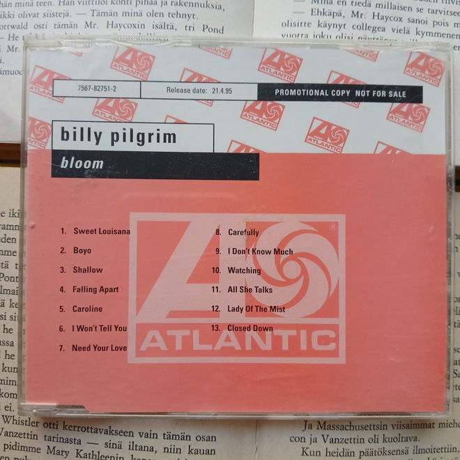 Billy Pilgrim - Bloom (promo-CD)