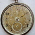 VANHA Kello Zenith Grand Prix Paris 1900 Hopeaa - pikkukuva 3