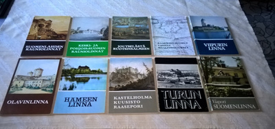 Suomen linnat - 10 kpl Historiakirjoja 