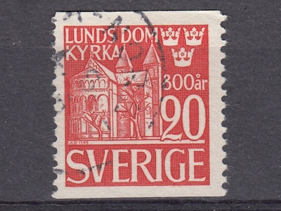 Ruotsi 1946 Fa 366A Lundin katedraali 800 v.