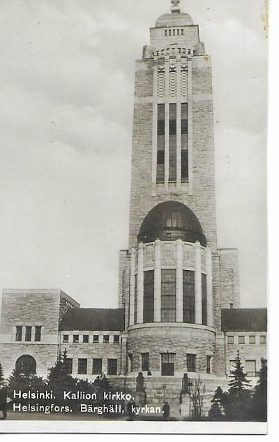 Kallion kirkko vanha mv.valokuva 16.7.1936