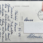 Kotka, mustavalkokortti v. 1959, kulkenut - pikkukuva 2