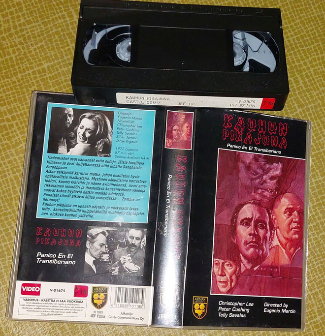 VHS FI: Kauhun pikajuna (Aikman)