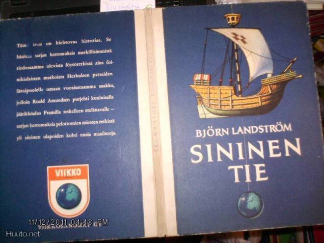 Björn Landström SININEN TIE ( 1 p. 1958 ) Sis.pk:t