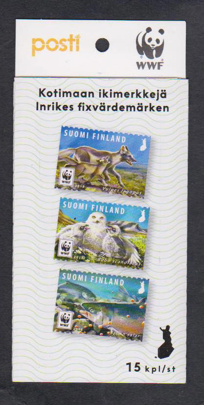 Postituore ** LaPe 2531-33 vihko, Uhanalaisia eläimiä II 201