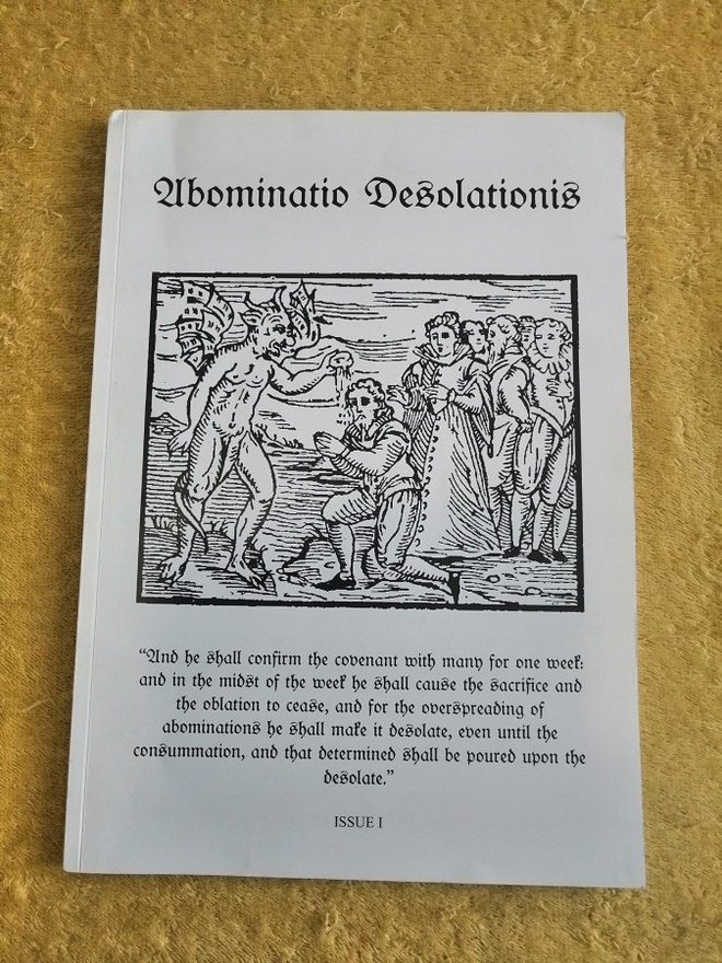 ABOMINATIO DESOLATIONIS #1 ZINE