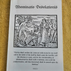 ABOMINATIO DESOLATIONIS #1 ZINE - pikkukuva 1