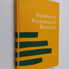 William S. Ray : Statistics in psychological research - pikkukuva 1