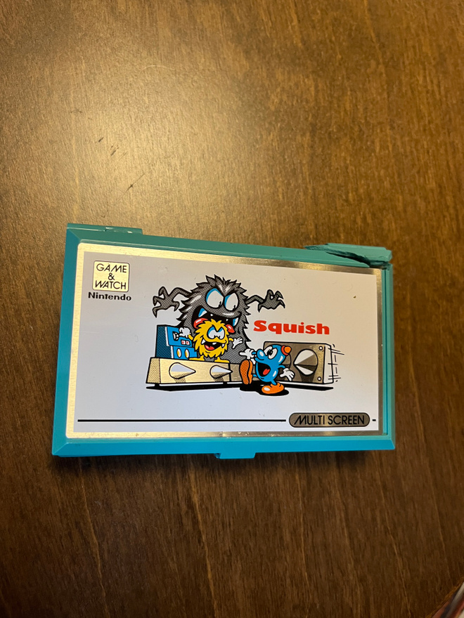 Nintendo Squish game & watch