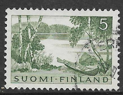 Yleismerkki 5mk 1961 (LAPE 532) O