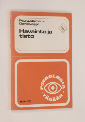 Paul J. Barber & David Legge: Havainto ja tieto
