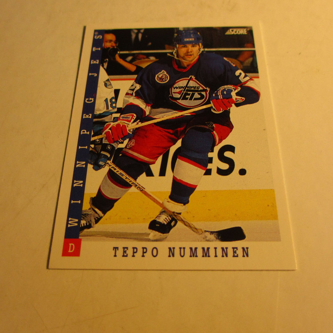 score lätkäkortti jets teppo numminen