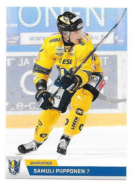 2018-19 CardSet #40 Samuli Piipponen Jukurit