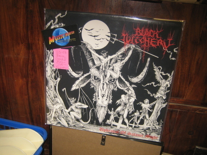 BLACK WITCHERY - UPHEAVAL OF SATANIC MIGHT EX+/M- LP