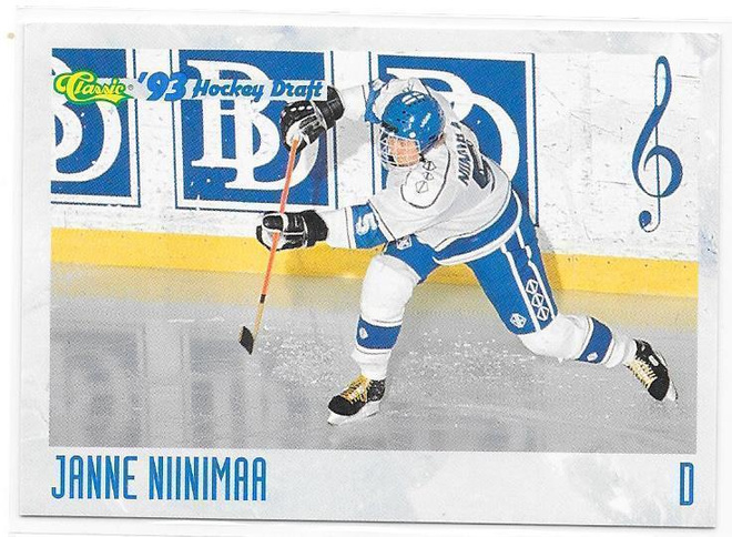 1993 Classic #44 Janne Niinimaa Suomi Kärpät