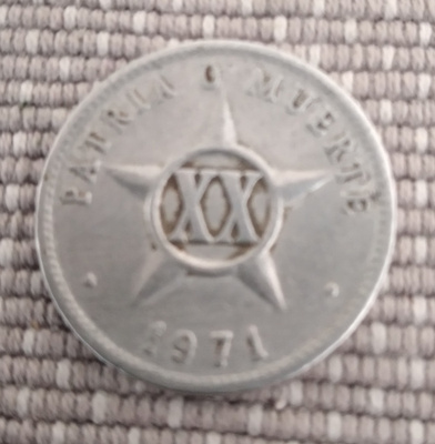 CUBA 20 CENTAVOS 1971  (KO-264)