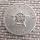 CUBA 20 CENTAVOS 1971  (KO-264) - pikkukuva 1