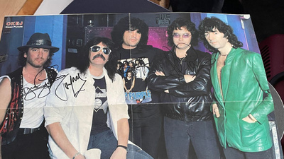 DEEP PURPLE juliste nimikirjoituksilla