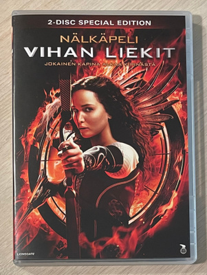 Nälkäpeli - Vihan liekit (2DVD) Erikoisjulkaisu (UUSI)