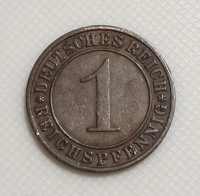 Saksa 1 Pfennig 1928A