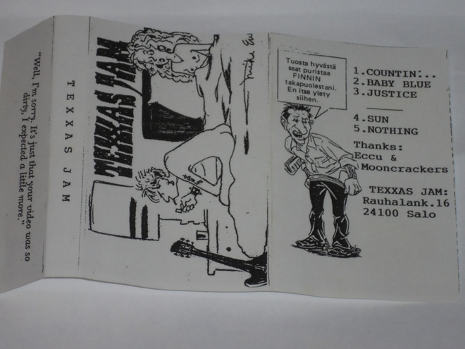 C-kasetti - TEXXAS JAM - omakustanne rock EX+