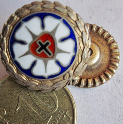 VANHA Ruuvimerkki Luterilainen Hopeaa 1937 KAUNIS