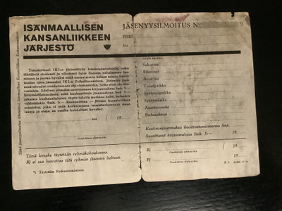 Ikl: jäsenyysilmoitus -34