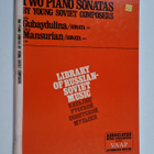 Two piano sonatas by young Soviet composers - pikkukuva 1