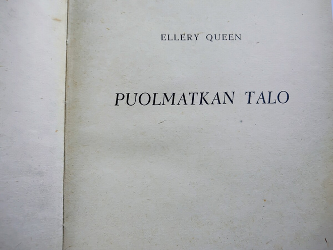 Puolmatkan talo - Ellery Queen 1.p (sid.)
