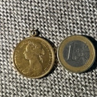KULLAN VÄRINEN KOLIKKO HALF PENNY 1887 - pikkukuva 3